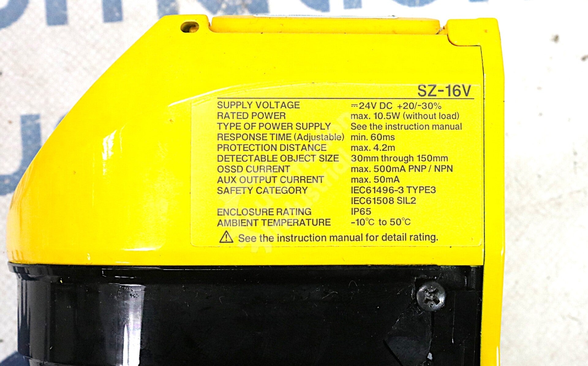 SZ-16V By Keyence 24VDC Safety Laser Scanner