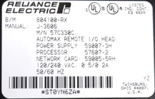 Carregar imagem no visualizador da galeria, 57C330C By Reliance Electric Remote I/O Head AutoMax
