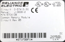 Carregar imagem no visualizador da galeria, 57C413B By Reliance Electric 64K Common Memory Module AutoMax
