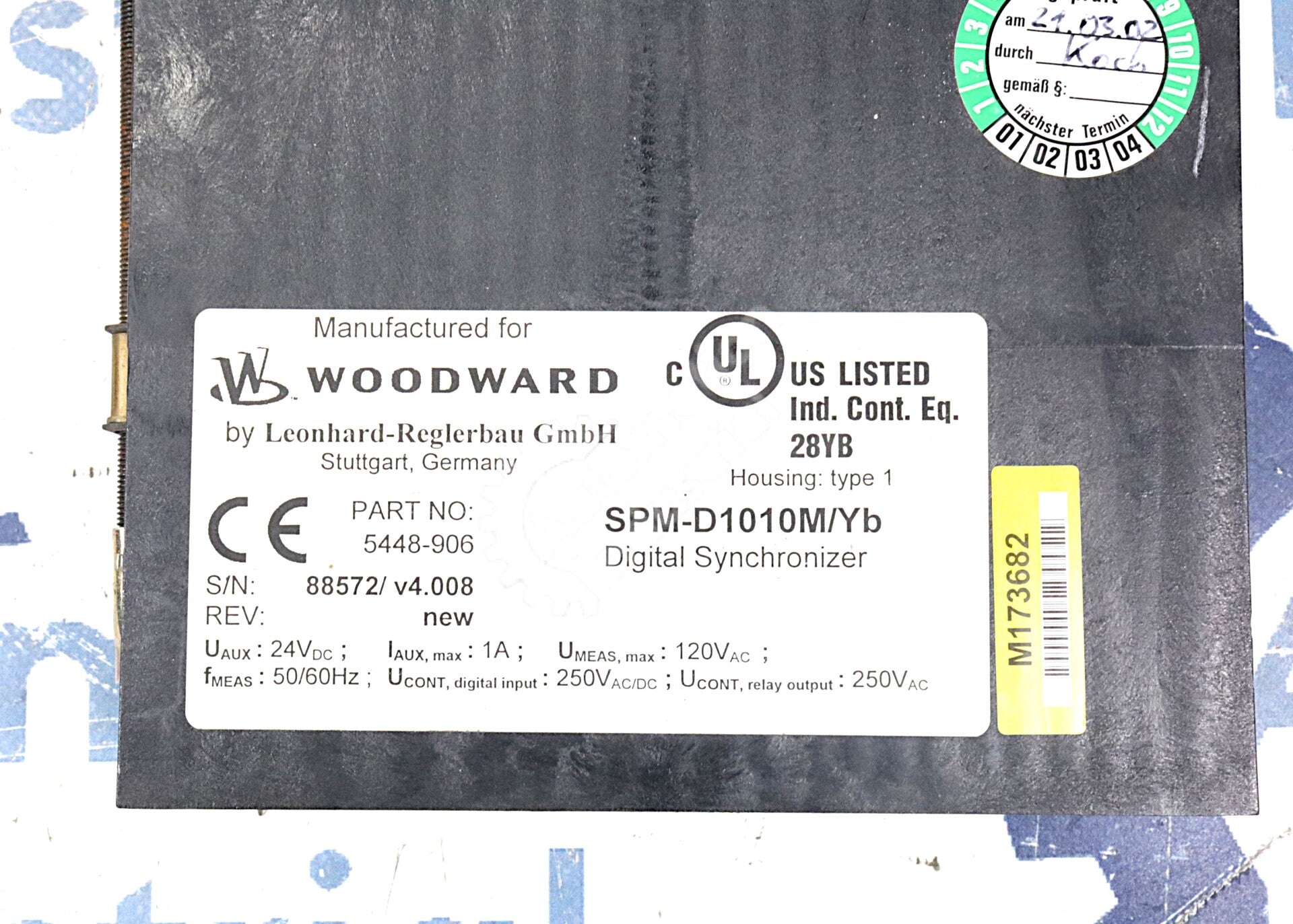 5448-906 By Woodward Digital and Analog I/O Module