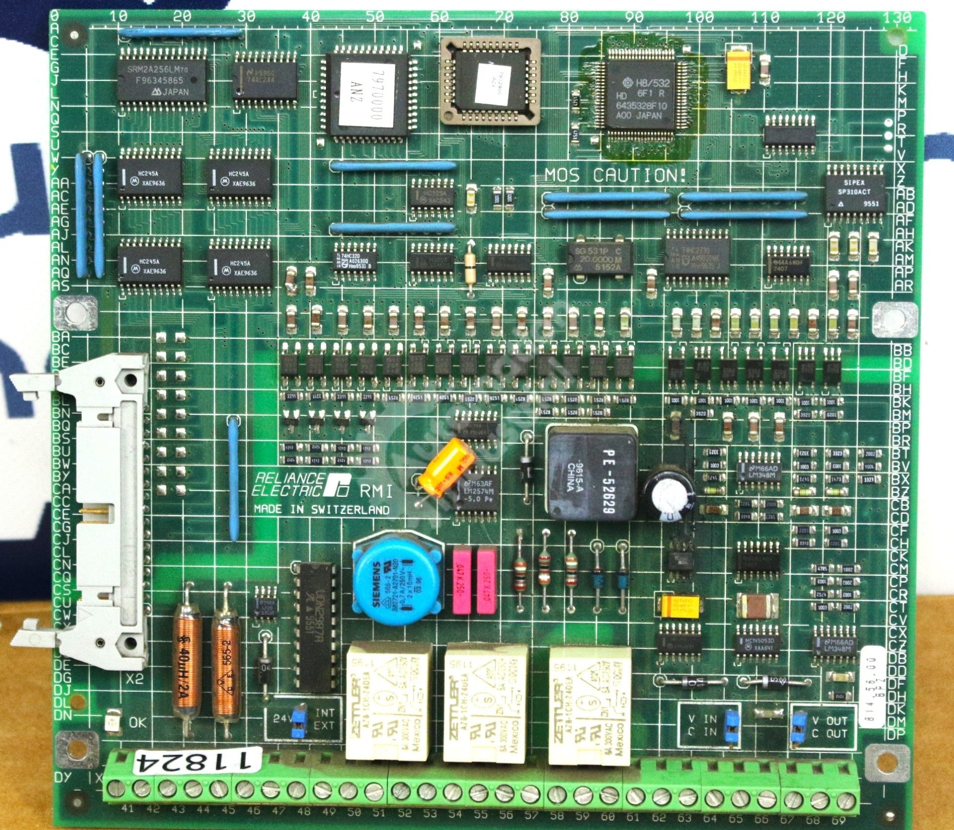 Reliance Electric 814.56.00 814.56.00BPZ Remote Meter Interface Board GV3000