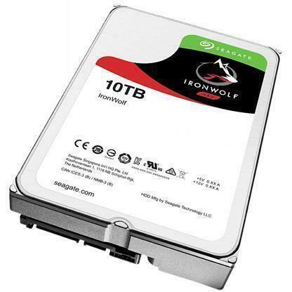 Seagate IronWolf 10TB NAS Hard Drive 7200 RPM 256MB Cache SATA 6.0Gb/s 3.5" Inte 763649089248-FoxTI