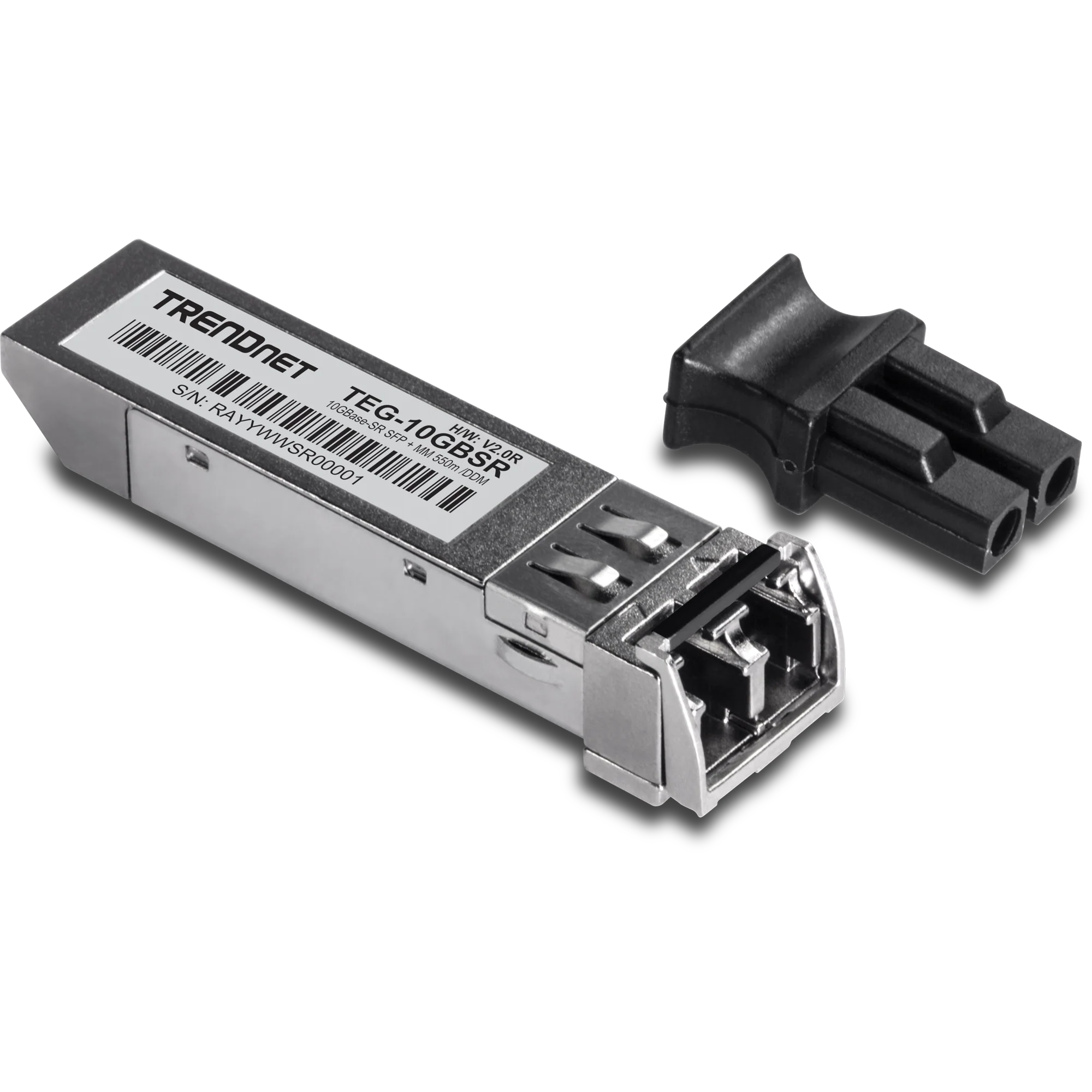 TRENDnet TEG-10GBSR 10GBASE-LR SFP+ Multi-Mode LC Module (400M with DDM)