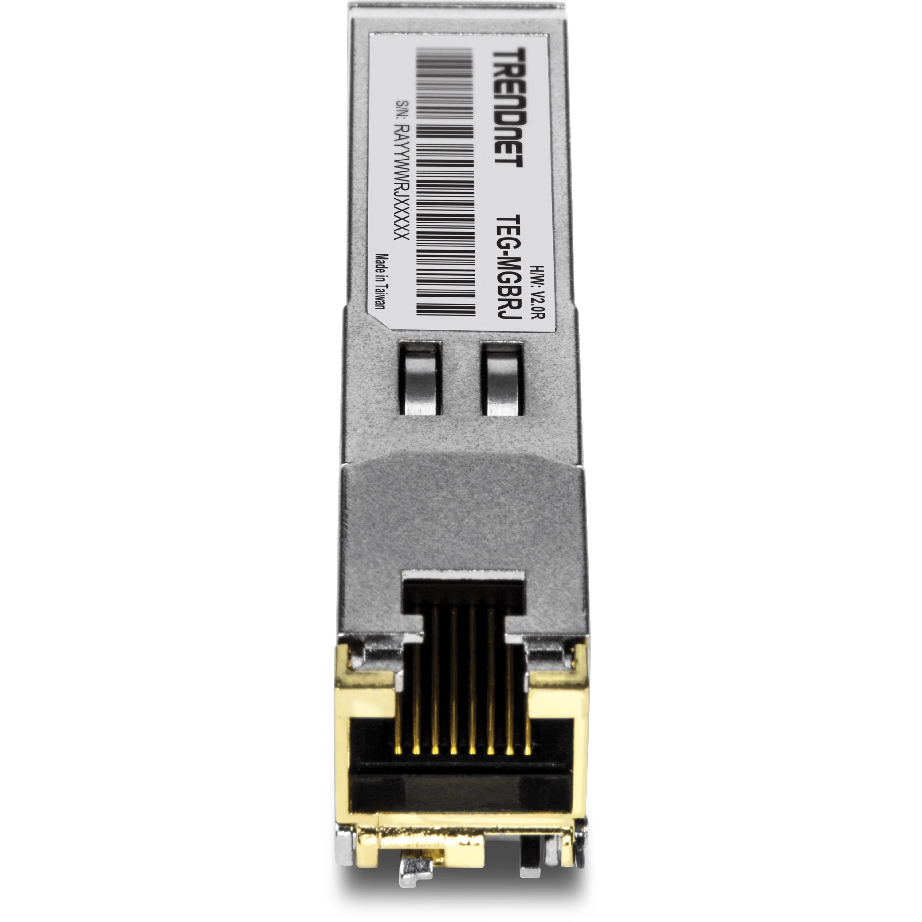 TRENDnet TEG-MGBRJ/2 2-Pack 1000BASE-T RJ45 Copper SFP Module