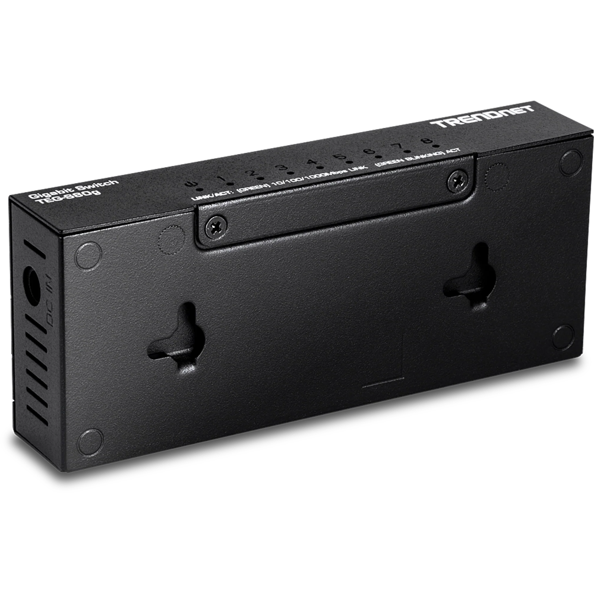 TRENDnet TEG-S80g 8-Port Gigabit GREENnet Mini Switch (Metal)