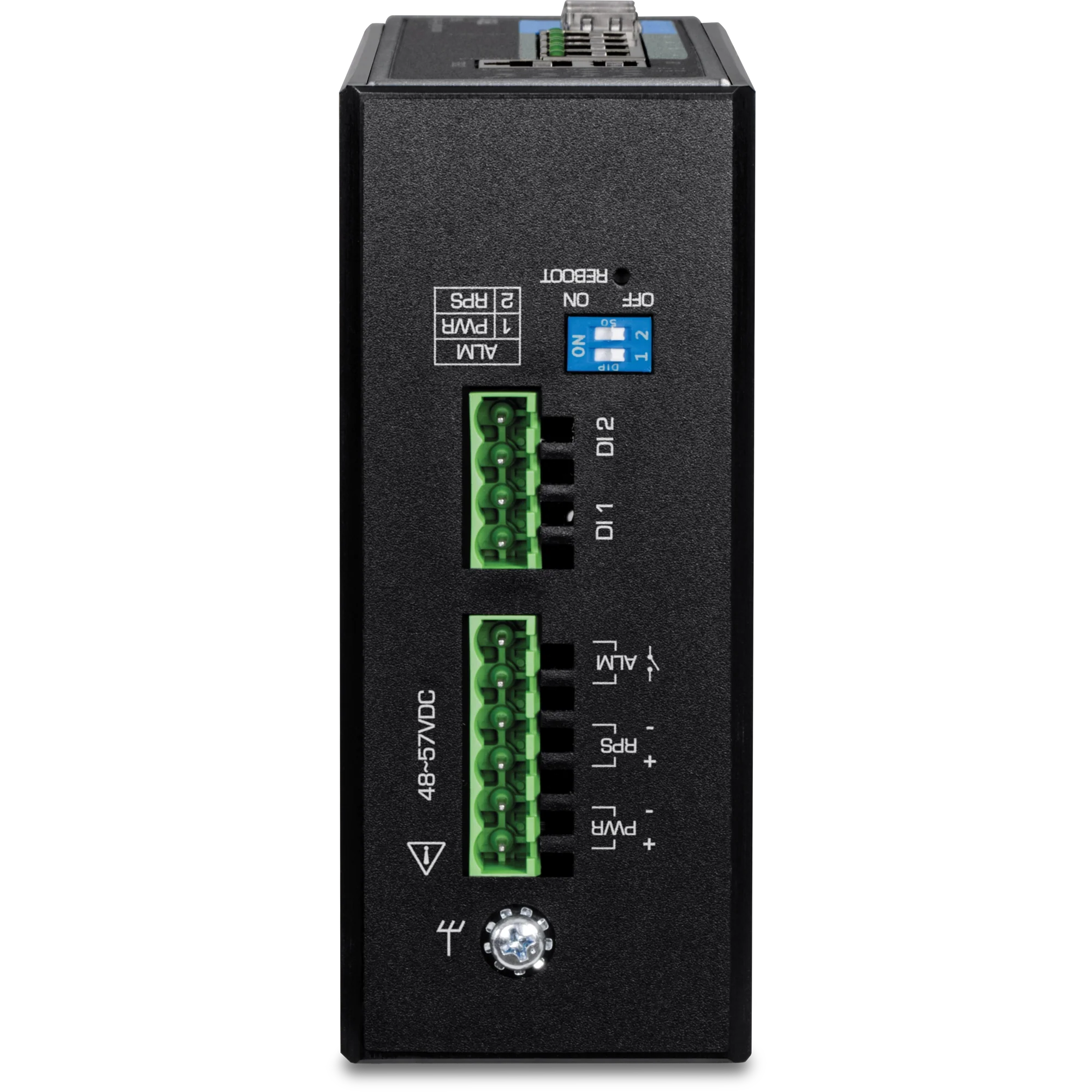 TRENDnet TI-BG62i 6-Port Industrial Gigabit L2+ Managed PoE++ DIN-Rail Switch