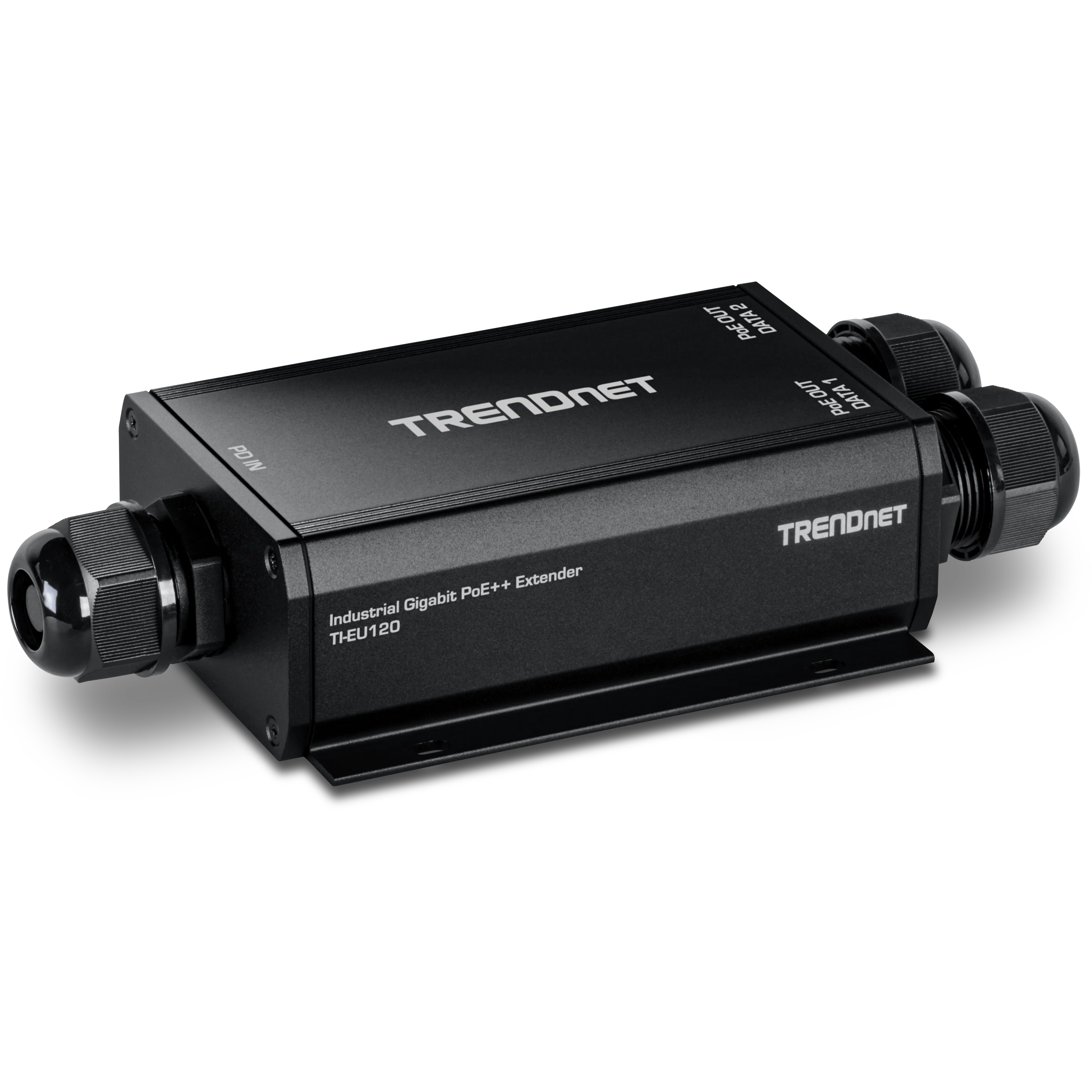 TRENDnet TI-EU120 2-Port Industrial Outdoor Gigabit UPoE Extender