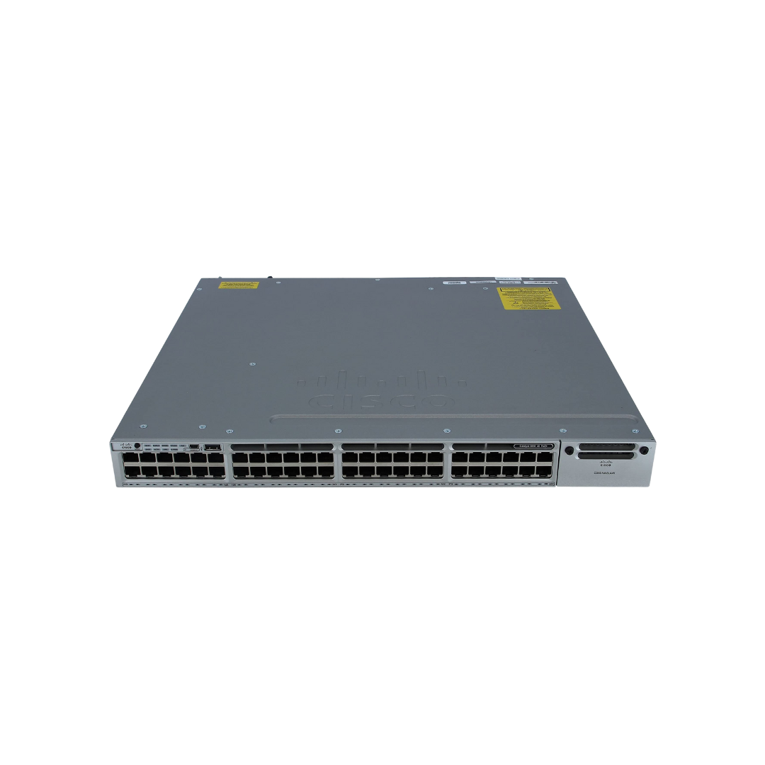 Cisco WS-C3850-48P Refurbished 48-Port PoE+ Stackable Switch