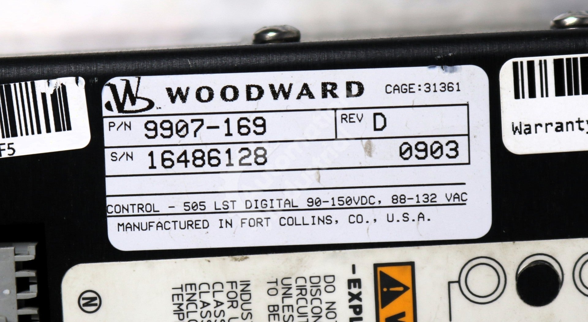 9907-169 by Woodward  Load Sharing Digital Synchronizer 723Plus Digital Control