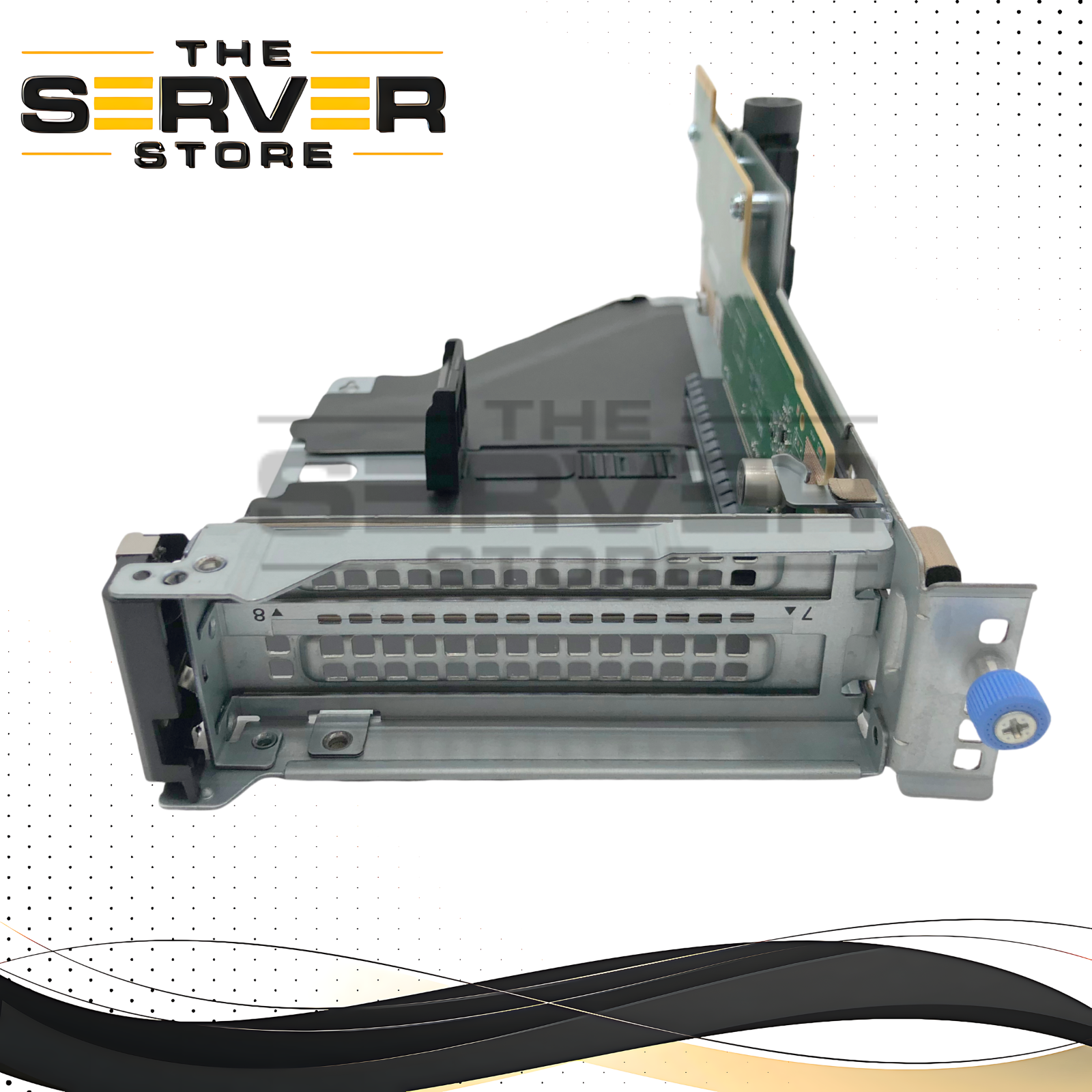 Dell PowerEdge R750 Server Riser 4 Board (4 in 1) with 1x PCIe x16 Slot and Metal Bracket. P/N: WTHD0, 0WTHD0.