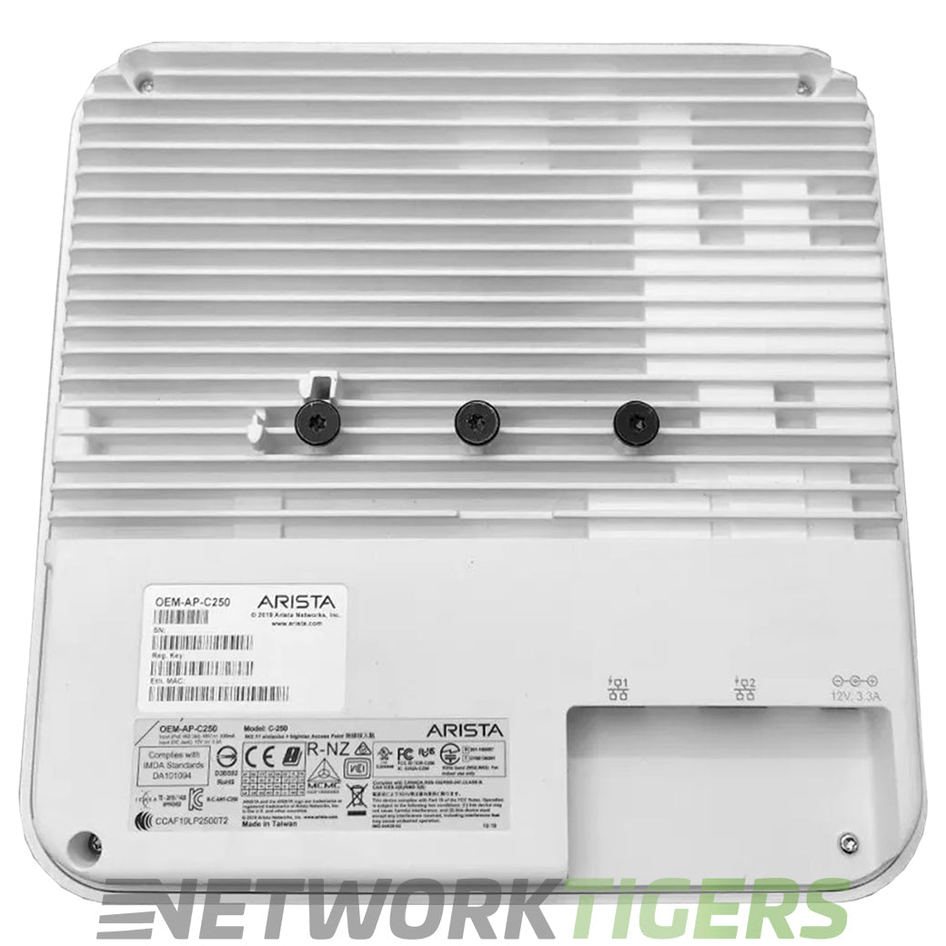 Arista AP-C250 8x8 Tri Radio 802.11ax (WiFi 6) Internal Antenna Wireless AP