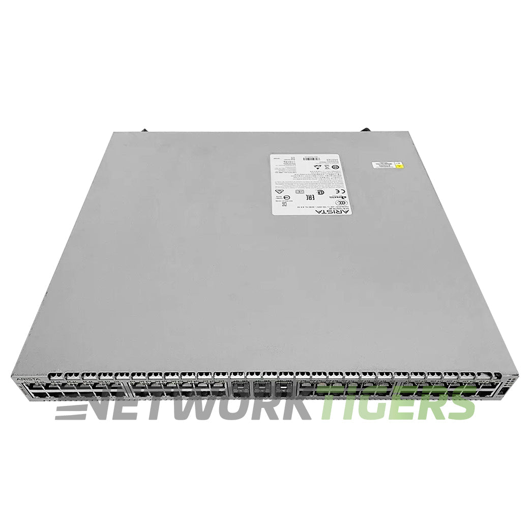 NEW Arista DCS-7020TR-48-F 48x GE RJ45 6x 10G SFP+ F-R Airflow Switch