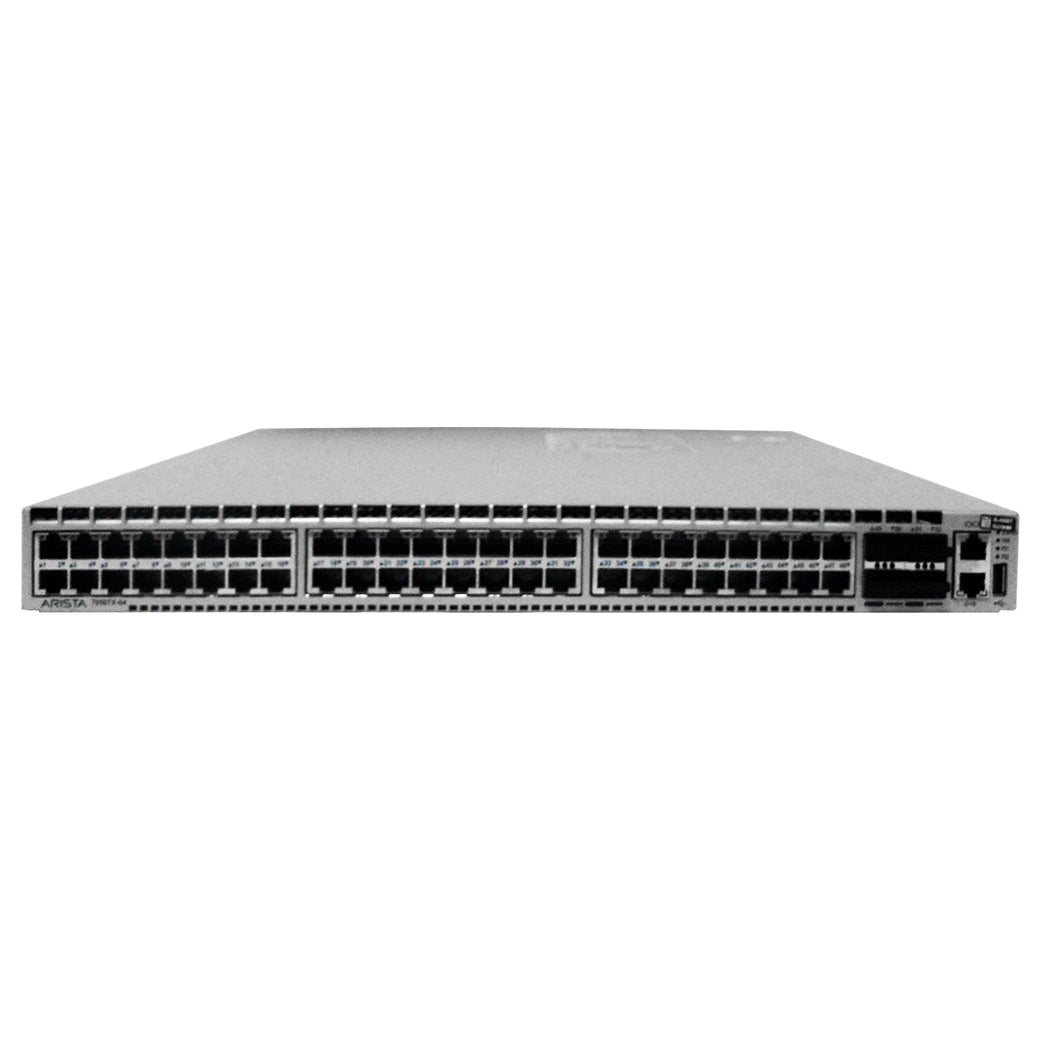 Arista DCS-7050TX-64-F Refurbished 48-Port 10GbE Switch