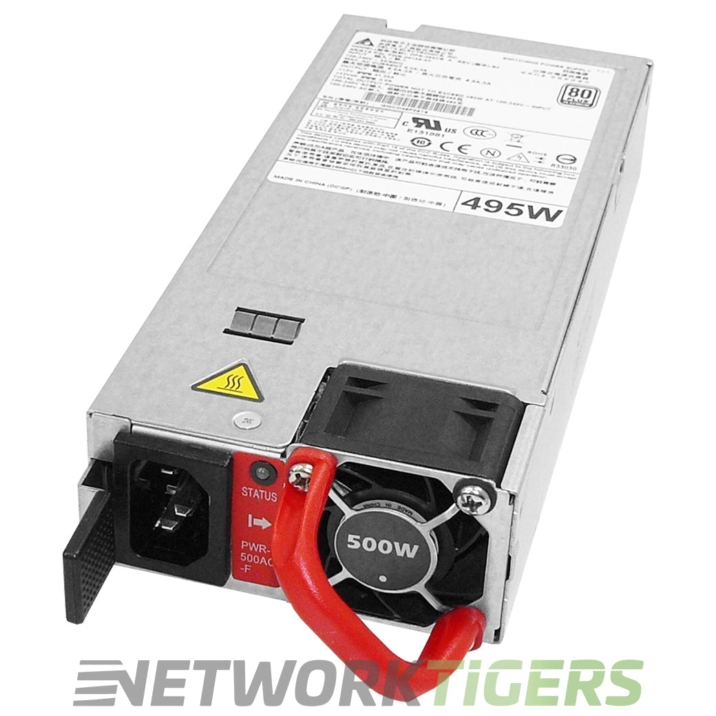 NEW Arista PWR-500AC-F 7020R Series 500W AC F-B Air (Red) Switch Power Supply