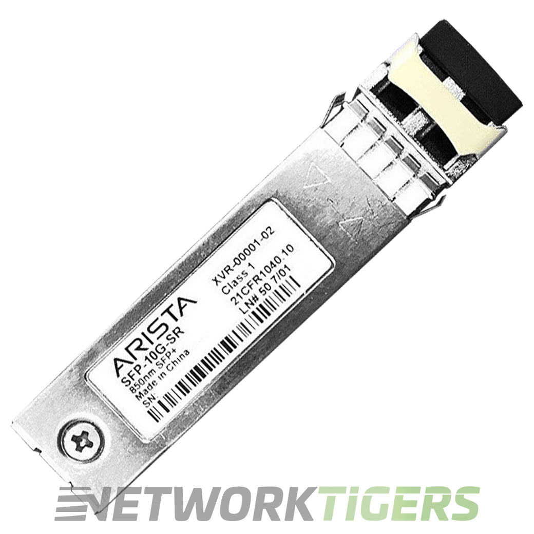 Arista SFP-10G-SR 10GB BASE-SR 850nm Short Reach MMF SFP+ Transceiver