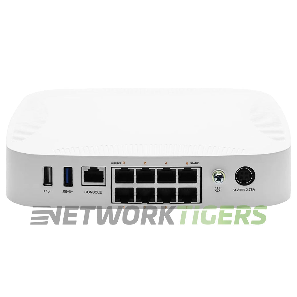 HPE Aruba JX932A 7008 (US) 8x 1GB PoE+ RJ45 (TAA) Controller for 16x AP's