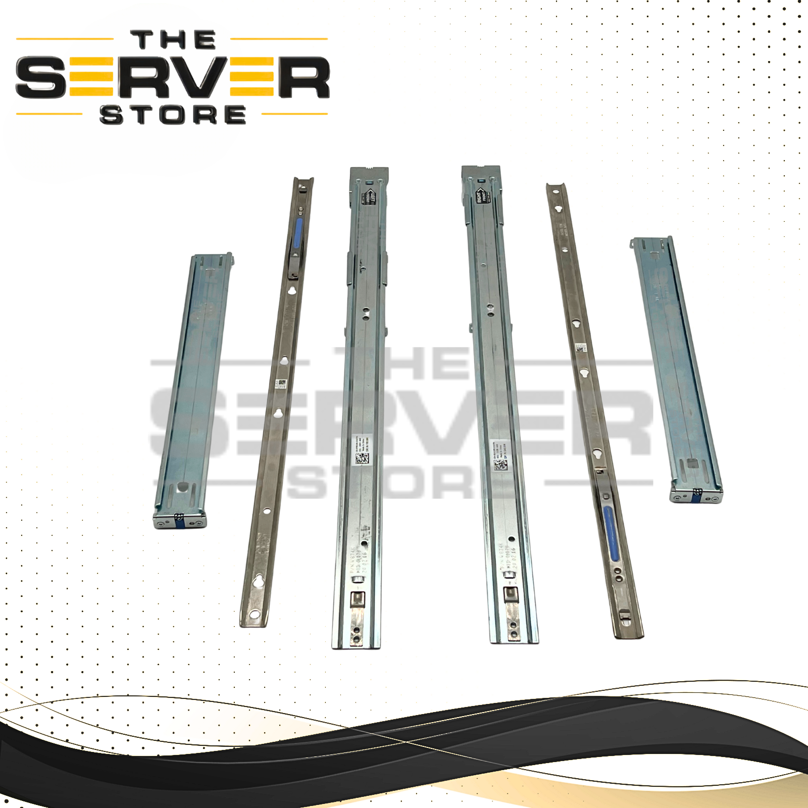 Dell A4 1U Static 2/4 post Rail Kit for PowerEdge / PowerVault 0C597M C597M