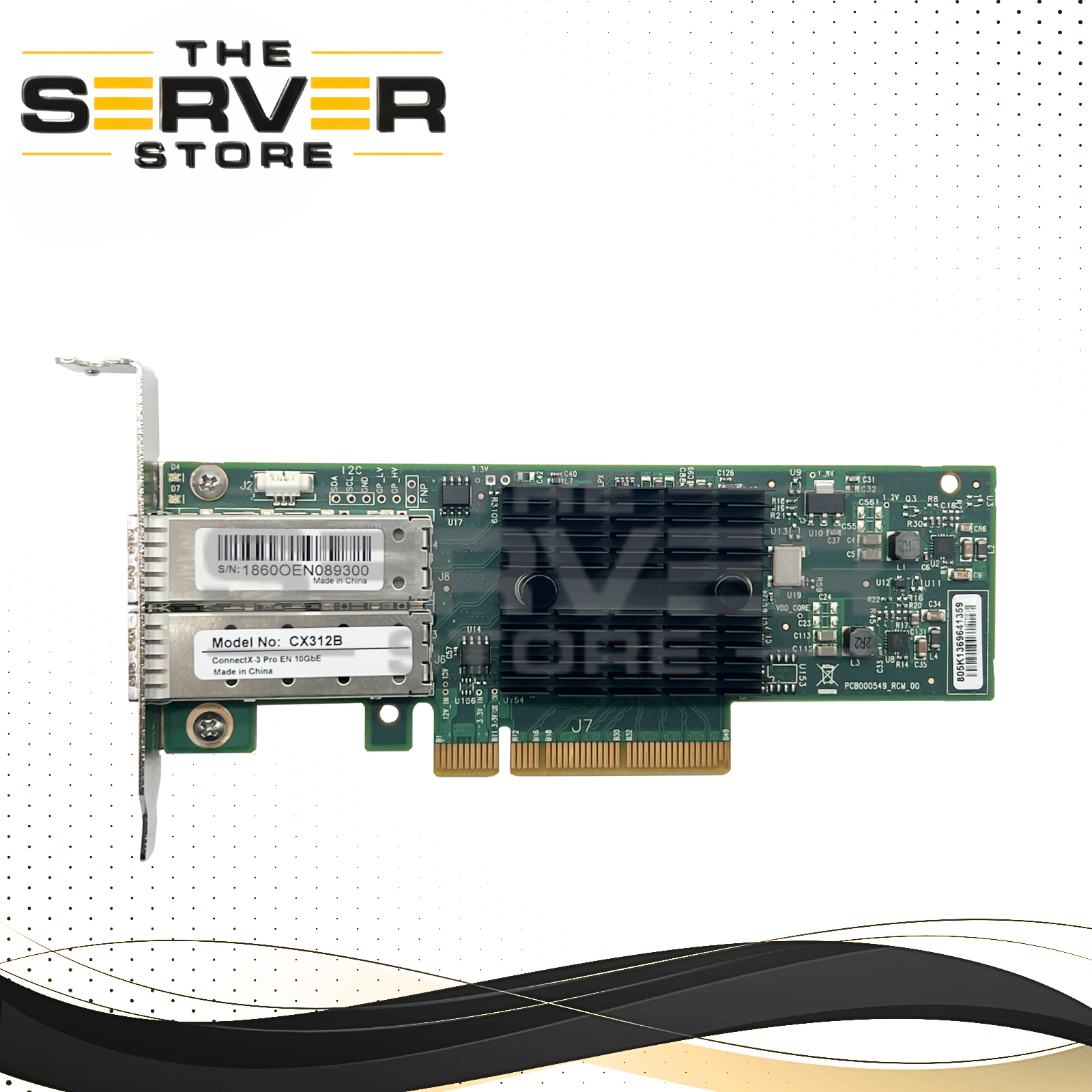 Mellanox CX312B ConnectX-3 Pro Dual-Port 10GbE Server Adapter MCX312B-XCCS ( Low Profile)