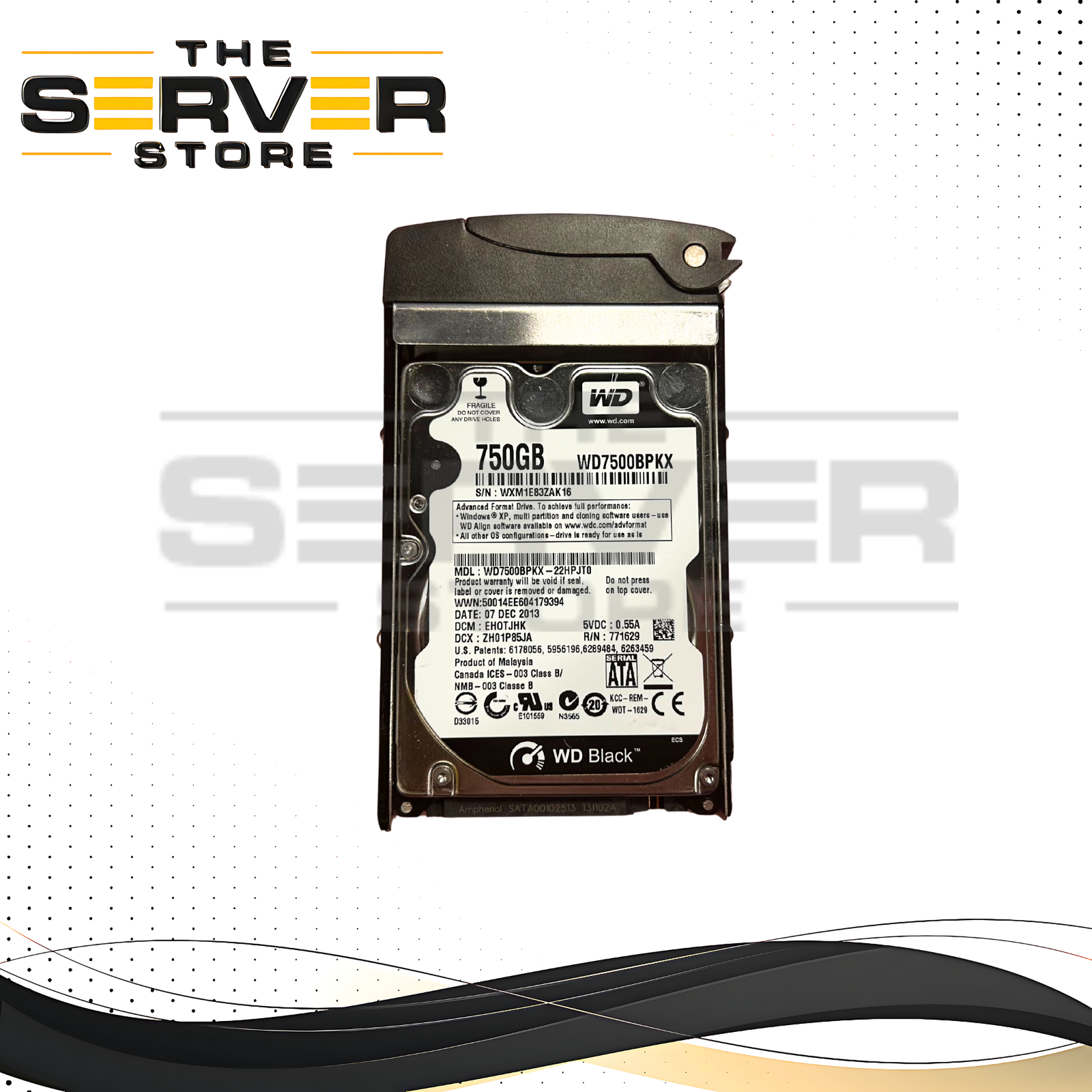 Western Digital 750GB SATA 7.2K SFF 2.5" Hard Drive HDD WD7500BPKT