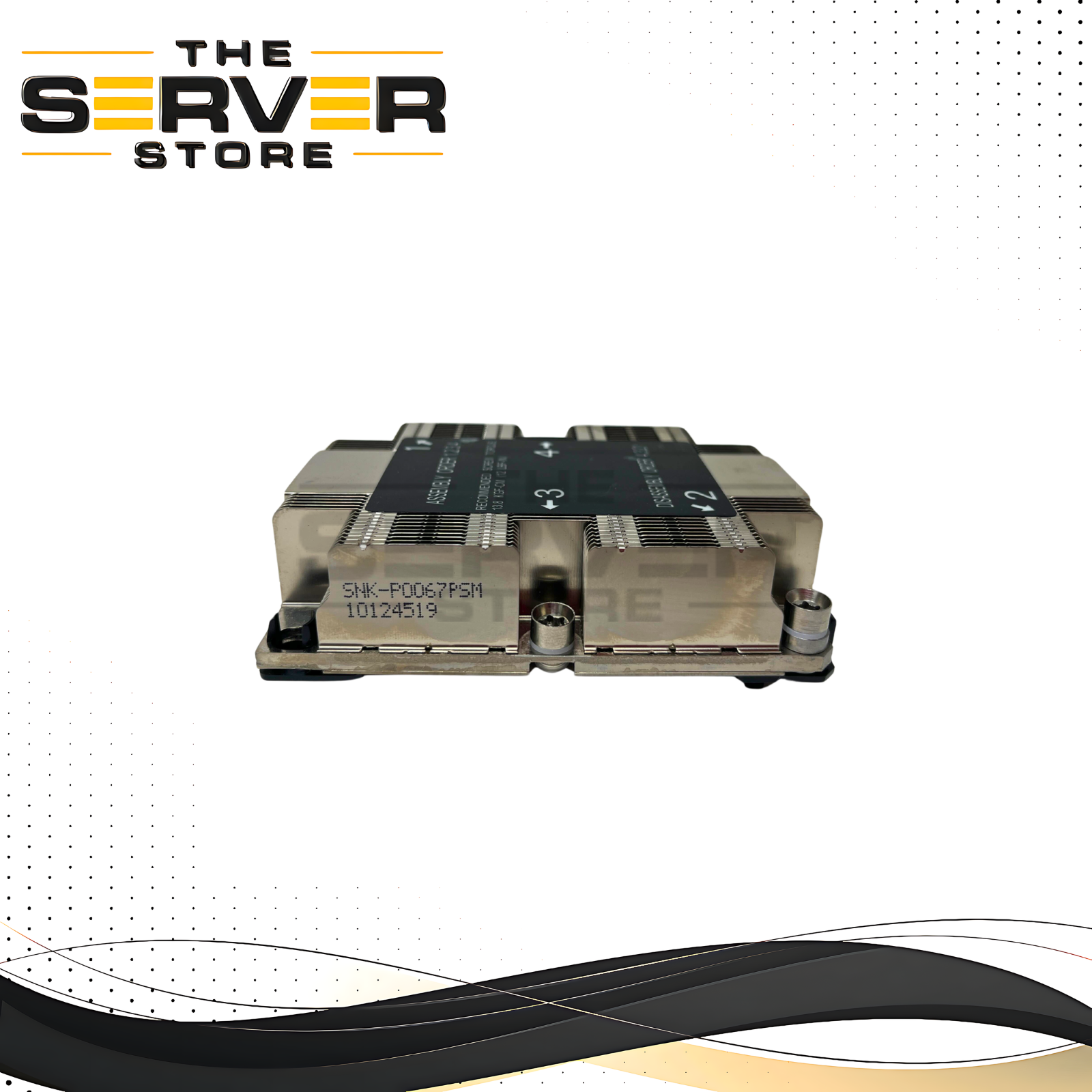 Supermicro 1U Passive CPU Heatsink FCLGA3647 Narrow ILM for X11 SNK-P0067PSM