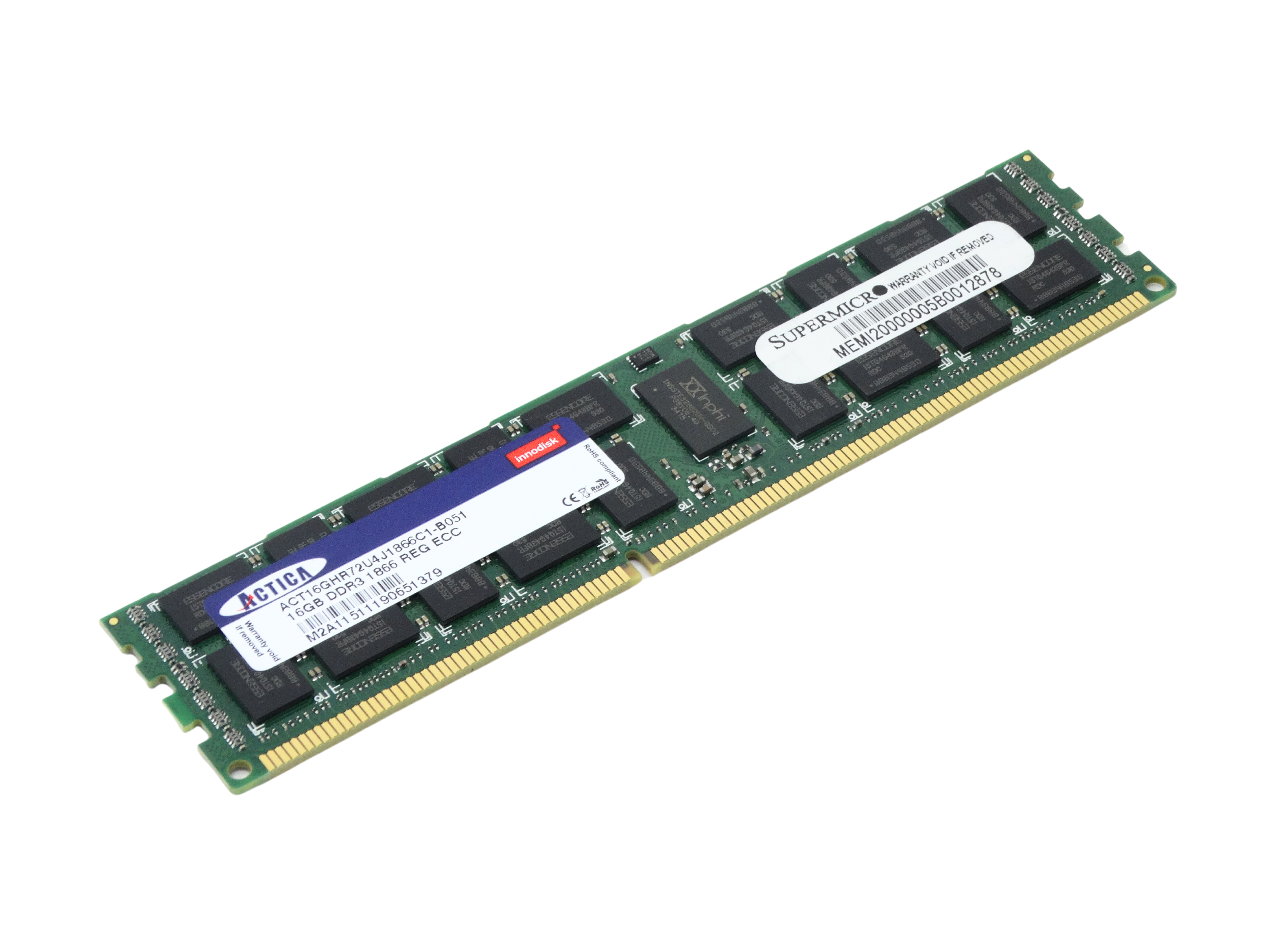 Actica 16GB 2RX4 PC3-14900R DDR3 ECC REG Memory (733482-001-3rdParty)