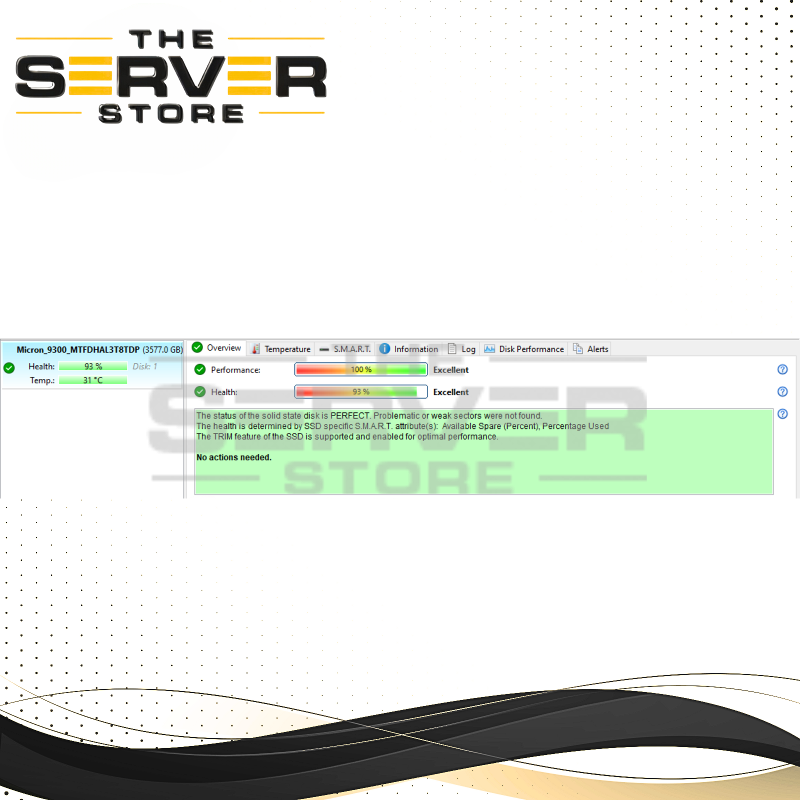 Micron 3.84TB NVMe U.2 PCIe Gen 3.0 x4 RI 2.5" SSD 9300 Pro Series MTFDHAL3T8TDP With Dell PowerEdge Gen 15th Tray