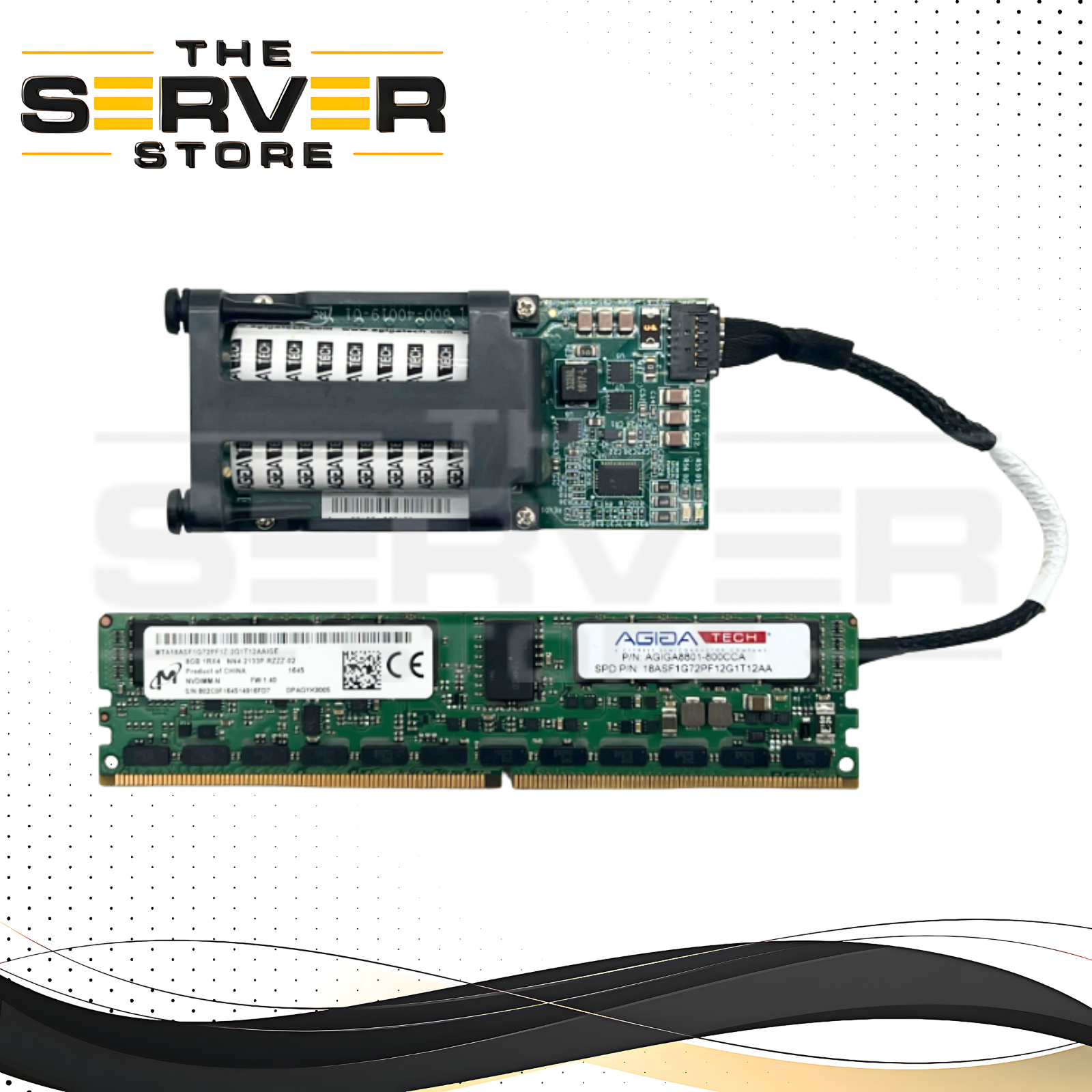 Agiga Micron 8GB DDR4-2133P PC4-17000 ECC NVDIMM-V w/ Battery AGIGA8801-800CCA