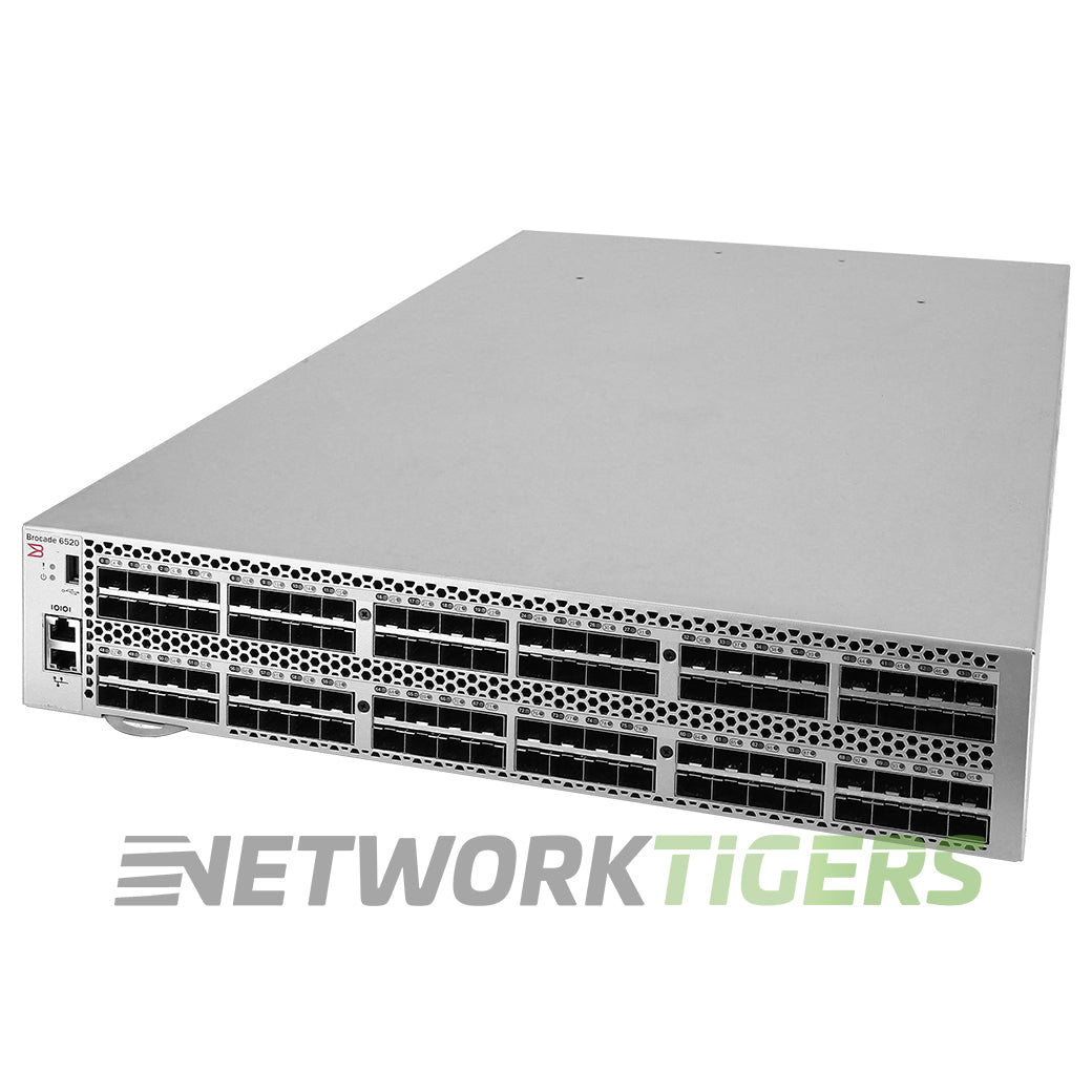 NEW Brocade BR-6520-96-16G-R 6520 Series 96x 16G FC SFP+ (96x Active) SAN Switch