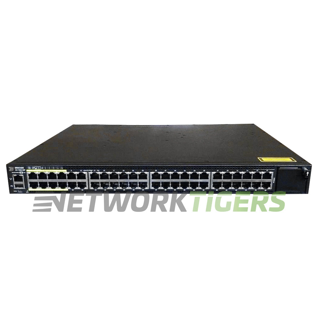 NEW Ruckus Brocade ICX7450-48P 48x 1GB PoE+ RJ45 3x Module Slots Switch