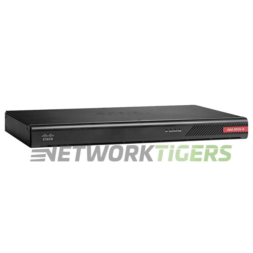 Cisco ASA5516-FTD-K9 ASA 5516-X 1.8 Gbps 8x 1GB RJ45 Firewall w/ FTD