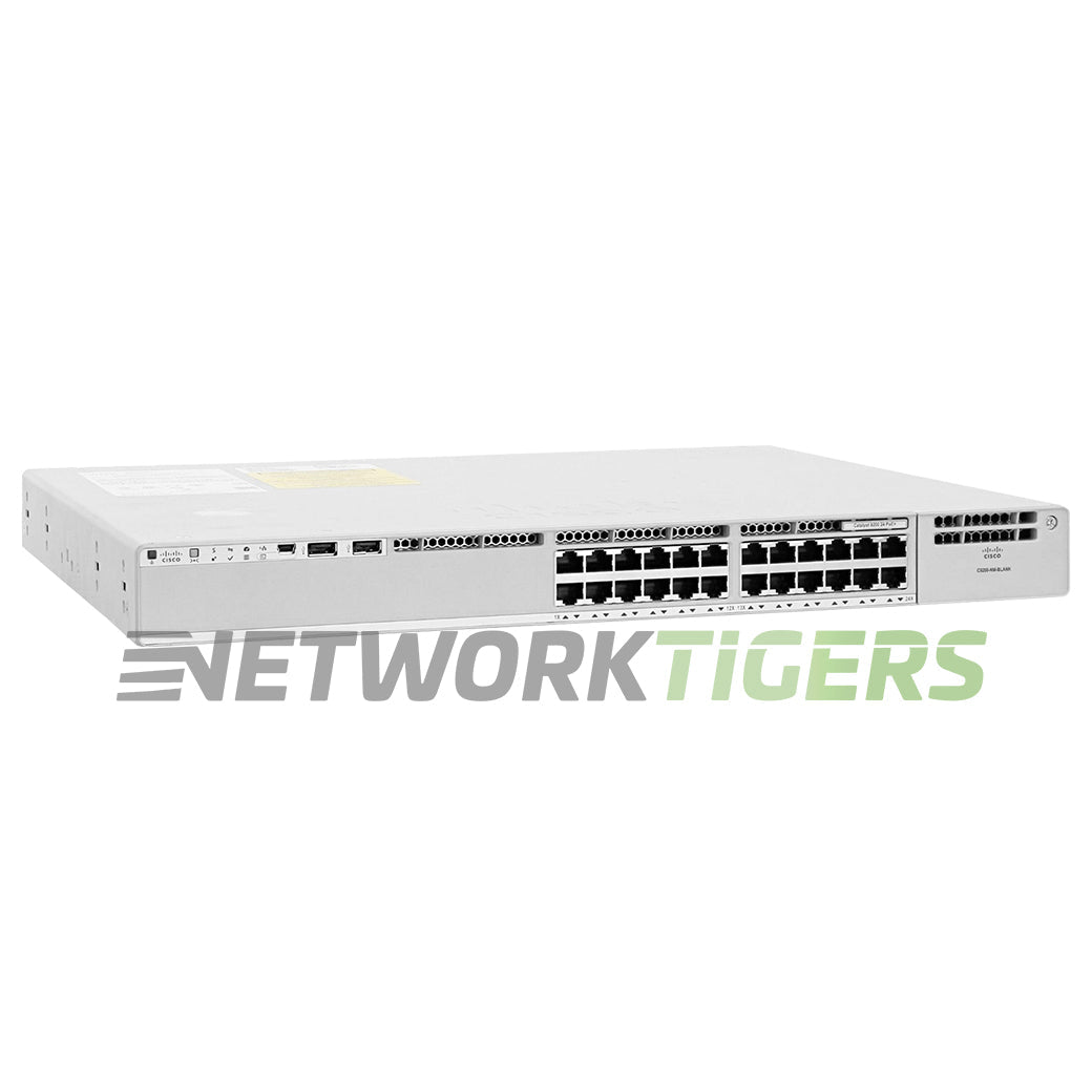 Cisco C9200-24P-A Catalyst 9200 Series 24x 1GB PoE+ RJ45 1x Module Slot Switch