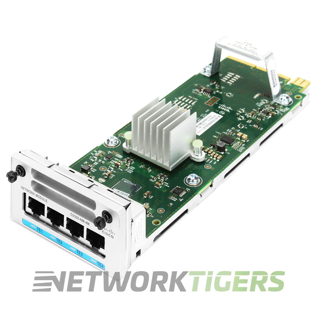 Cisco C9300-NM-4M Catalyst 9300 Series 4x MultiGB RJ45 Switch Module
