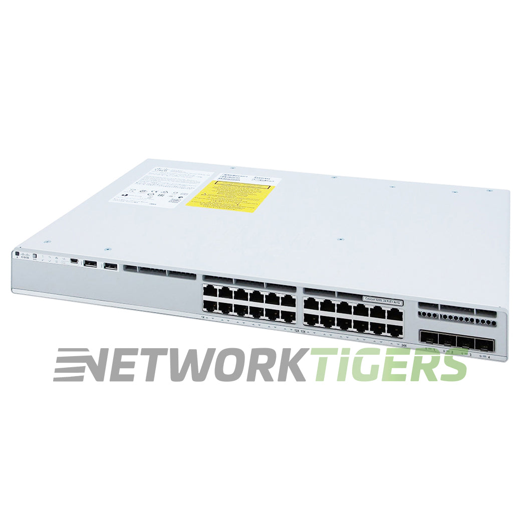 NEW Cisco C9300L-24P-4X-E Catalyst 9300L 24x 1GB PoE+ RJ45 4x 10GB SFP+ Switch