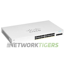 Cargar imagen en el visor de la galería, NEW Cisco CBS220-24FP-4X-NA Business 220 Series 24x 1GB PoE+ RJ45 Switch
