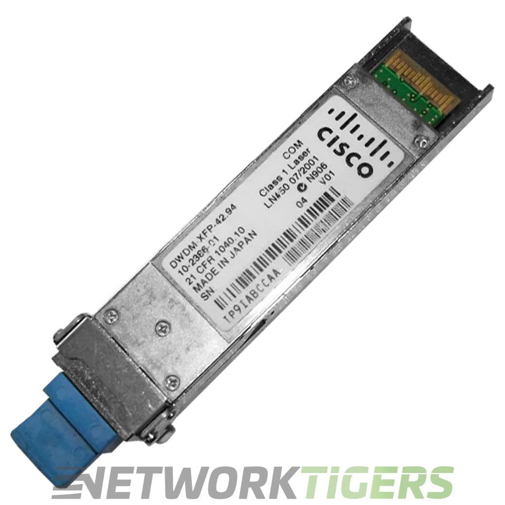 Cisco DWDM-XFP-42.94 10GB BASE-DWDM 1542.94nm SMF XFP Transceiver