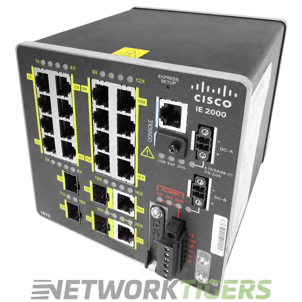 NEW Cisco IE-2000-16TC-L 16x FE RJ45 2x FE Combo 2x FE SFP Switch