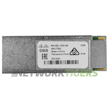 Carregar imagem no visualizador da galeria, NEW Cisco Meraki MA-CBL-100G-3M MS450 Series 3m 100GB Switch Stacking Cable
