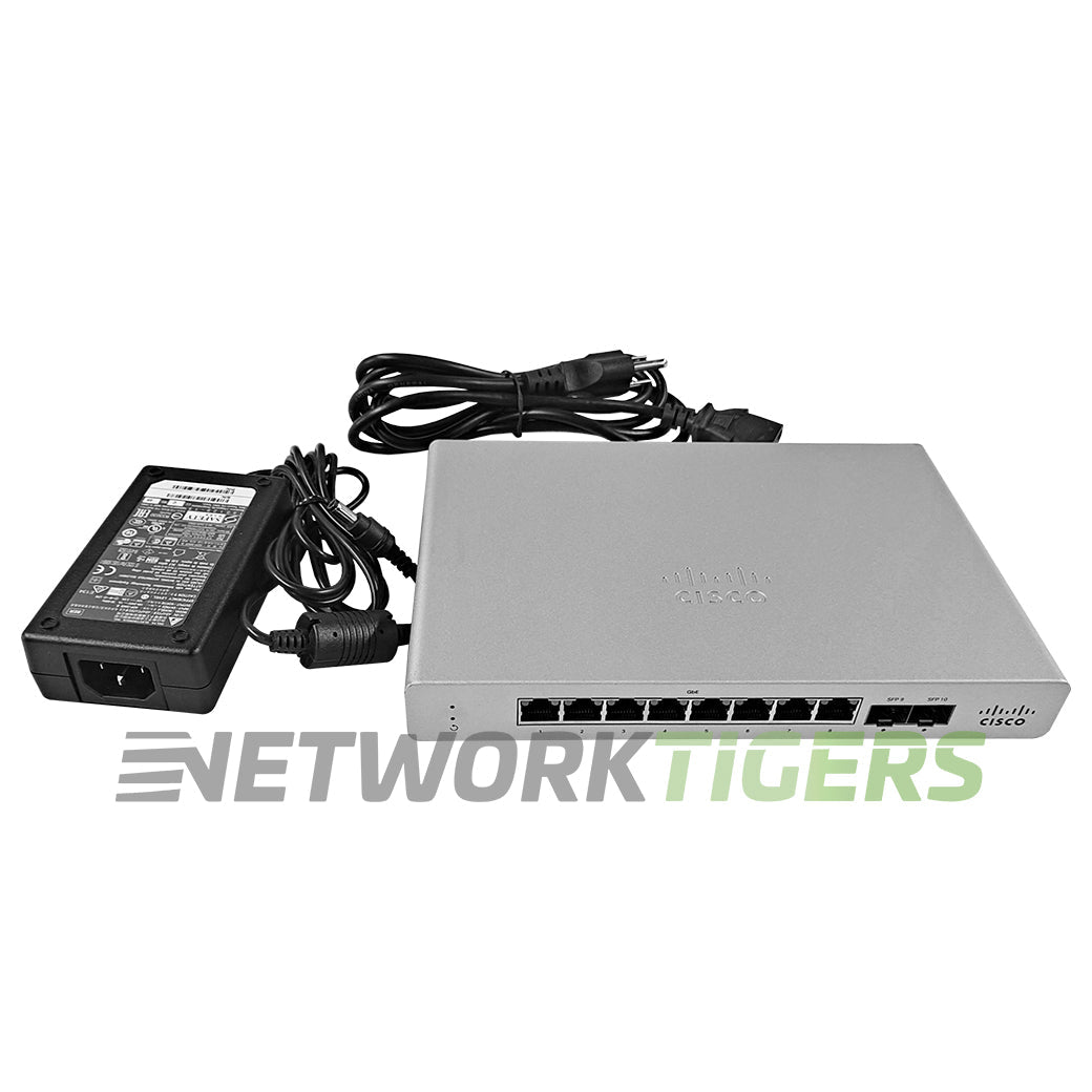 Cisco Meraki MS120-8-HW 8x 1GB RJ45 2x 1GB SFP Unclaimed Switch