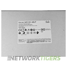Carregar imagem no visualizador da galeria, NEW Cisco MS125-48LP-HW Meraki 48x 1GB PoE+ RJ45 4x 10GB SFP+ UNCLAIMED Switch
