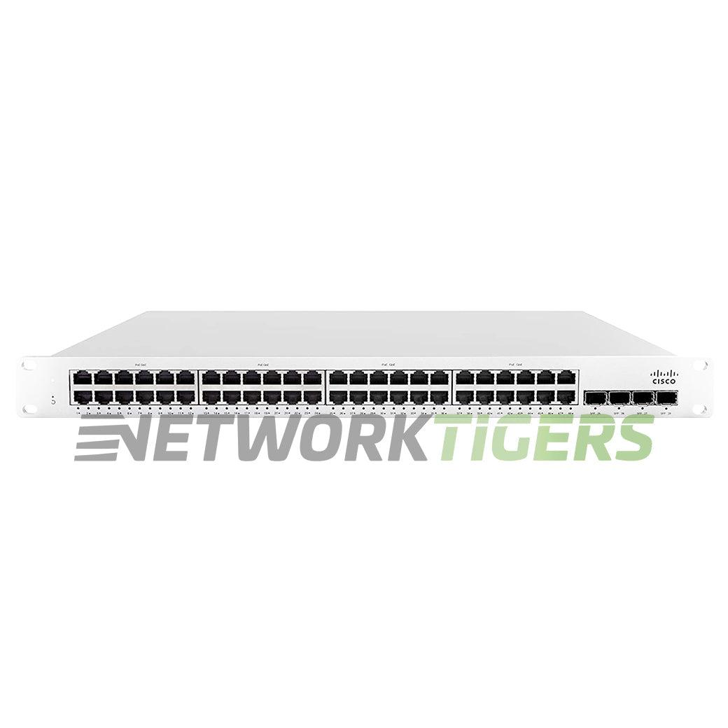 Cisco Meraki MS210-48LP-HW 48x 1GB PoE RJ45 4x 1GB SFP Unclaimed Switch