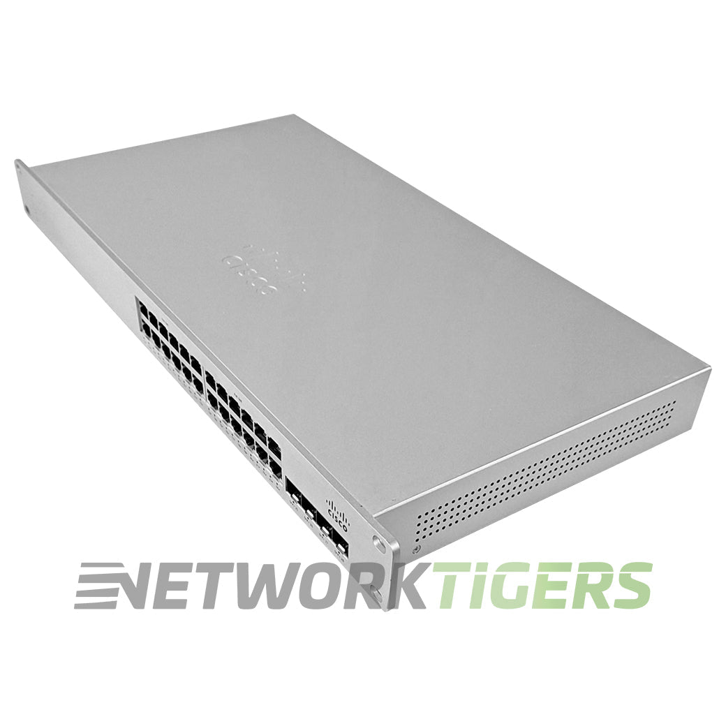 Cisco Meraki MS225-24P-HW 24x 1GB PoE+ RJ45 4x 10GB SFP+ Unclaimed Switch