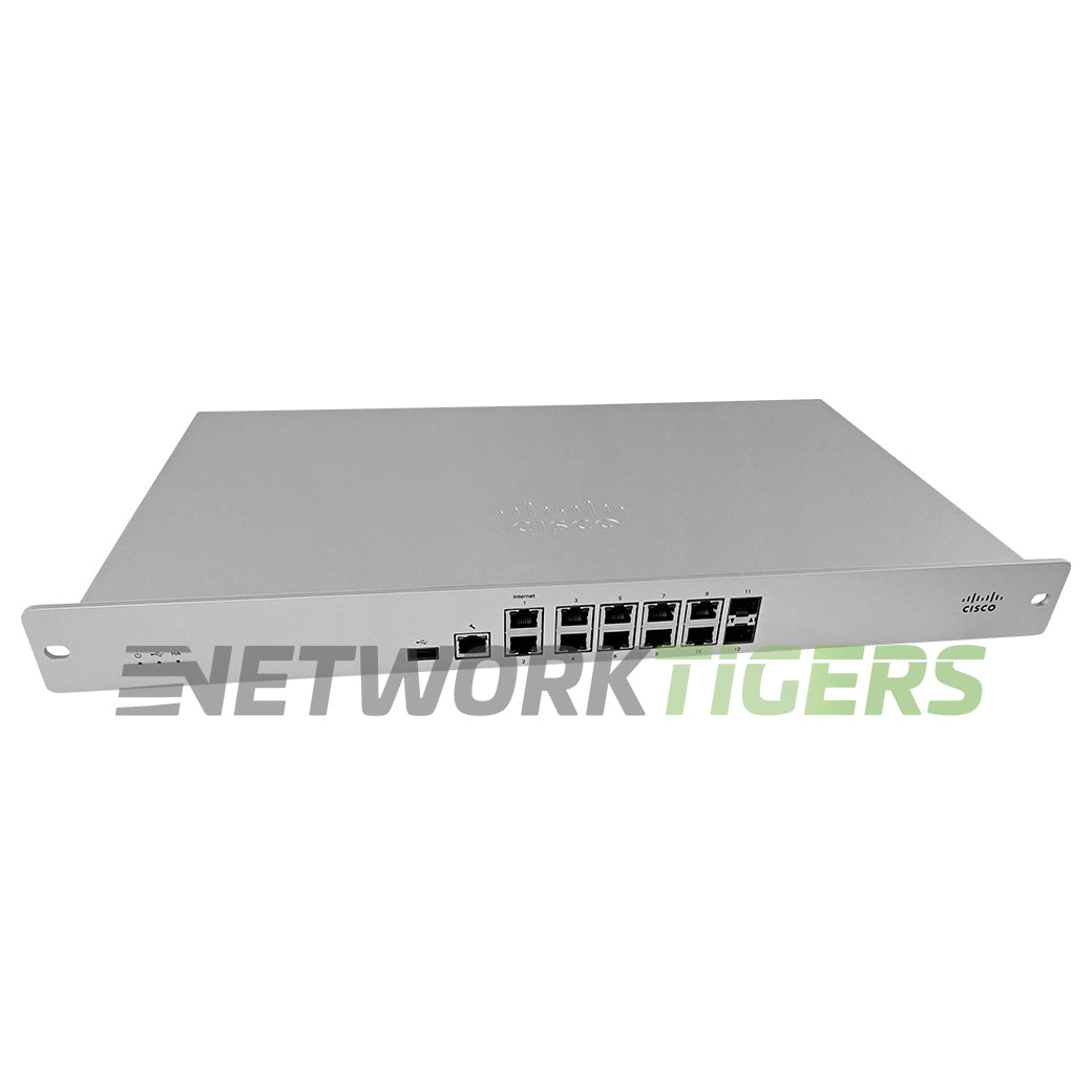 Cisco Meraki MX84-HW 500 Mbps 10x 1GB RJ45 2x 1GB SFP Unclaimed Firewall