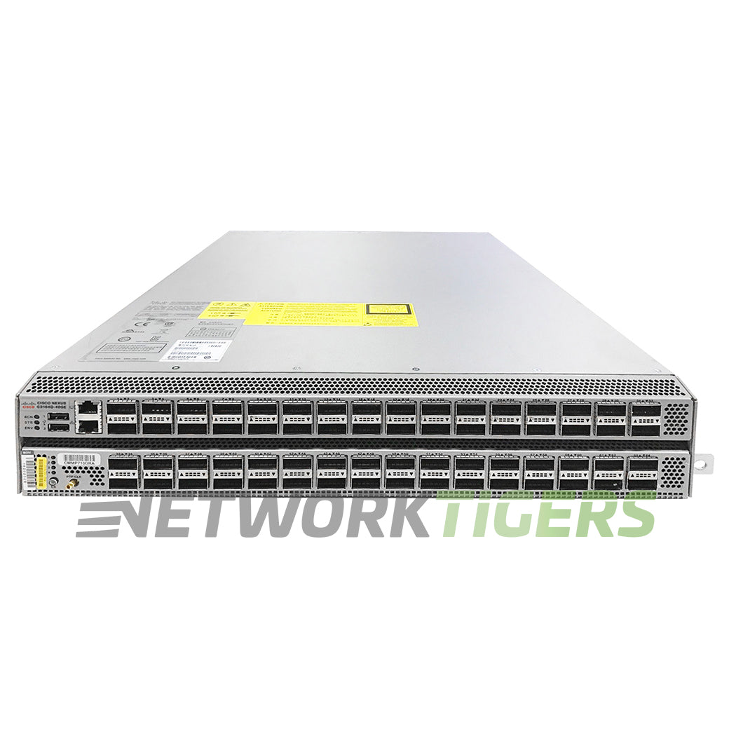 NEW Cisco N3K-C3164Q-40GE 64x 40GB QSFP+ Back-to-Front Airflow Switch