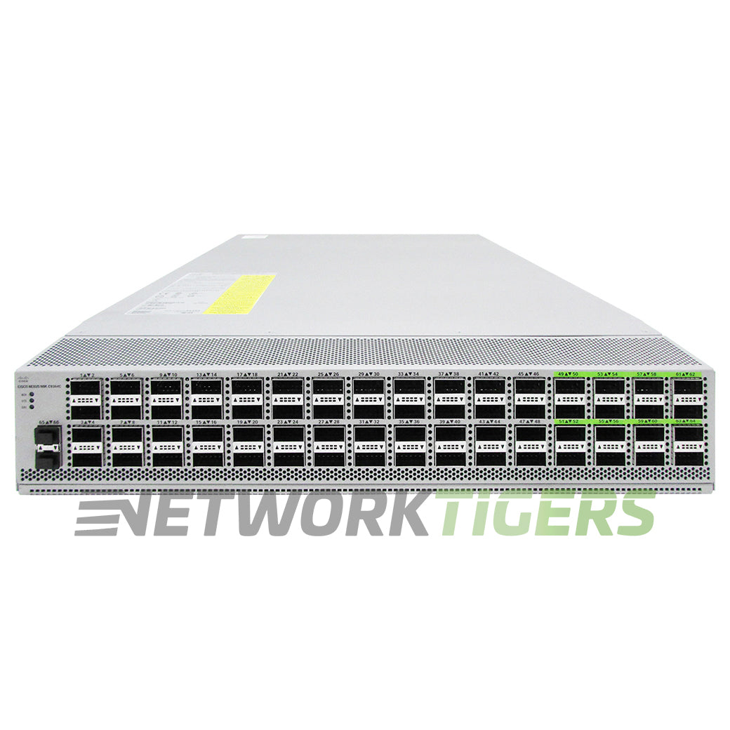 NEW Cisco N9K-C9364C Nexus 9000 64x 100GB QSFP28 2x 10GB SFP+ B-F Air Switch