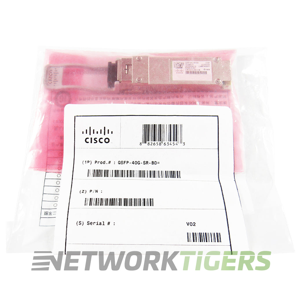 NEW Cisco QSFP-40G-SR-BD 40GB BASE-SR-BiDi 850nm BiDi MMF QSFP Transceiver