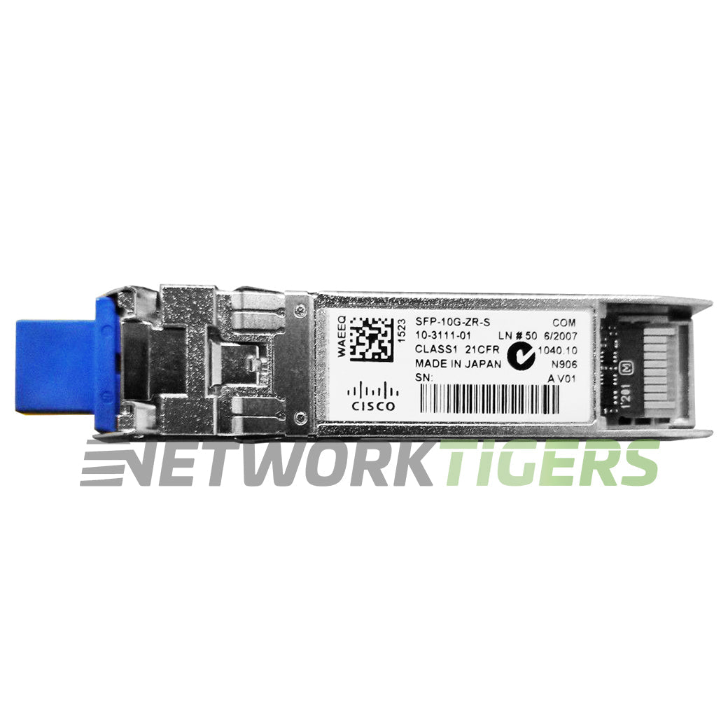 NEW Cisco SFP-10G-ZR-S 10GB BASE-ZR SMF Optical SFP+ Transceiver