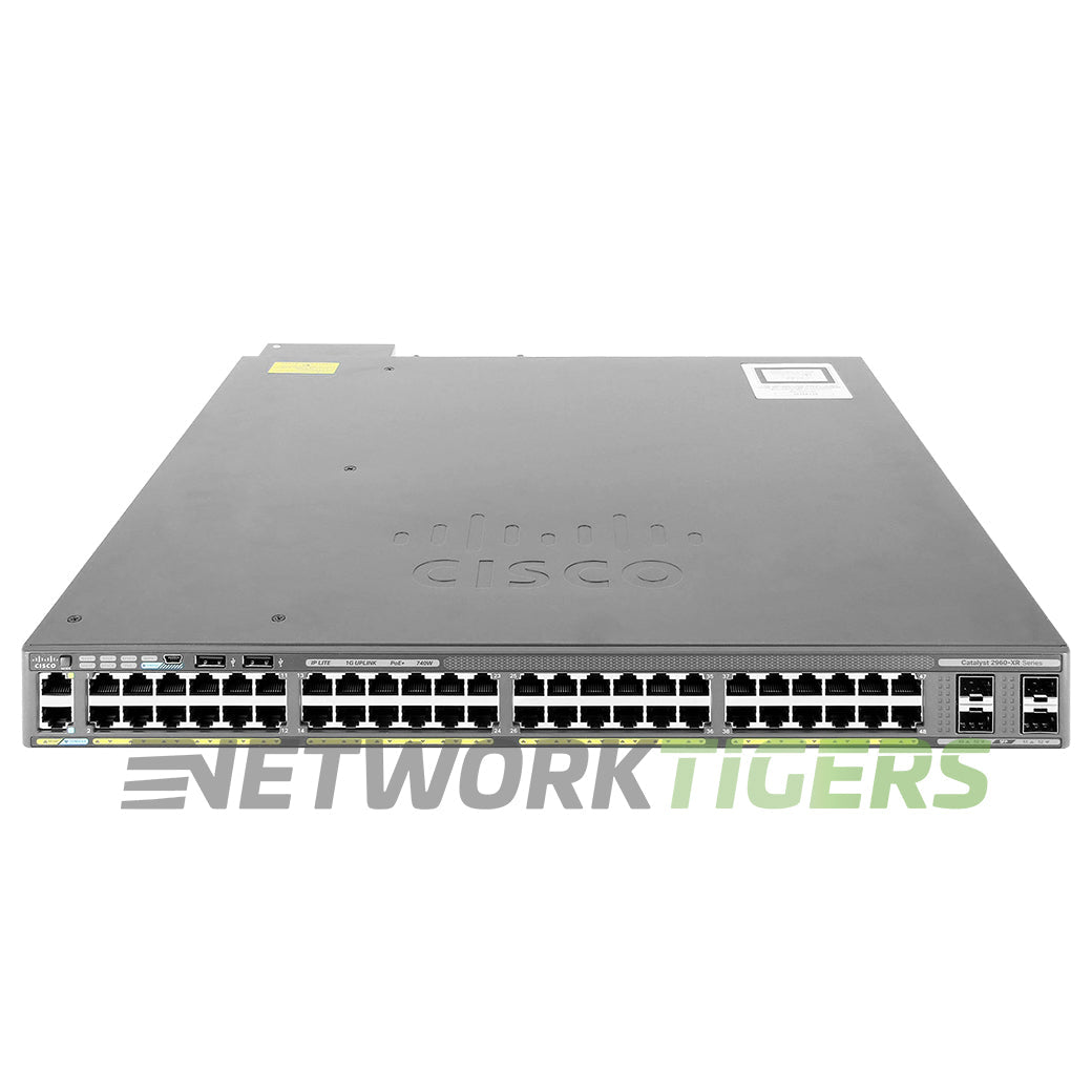 Cisco WS-C2960XR-48LPD-I Catalyst 2960XR 48x 1GB RJ45 2x 10GB SFP+ Switch
