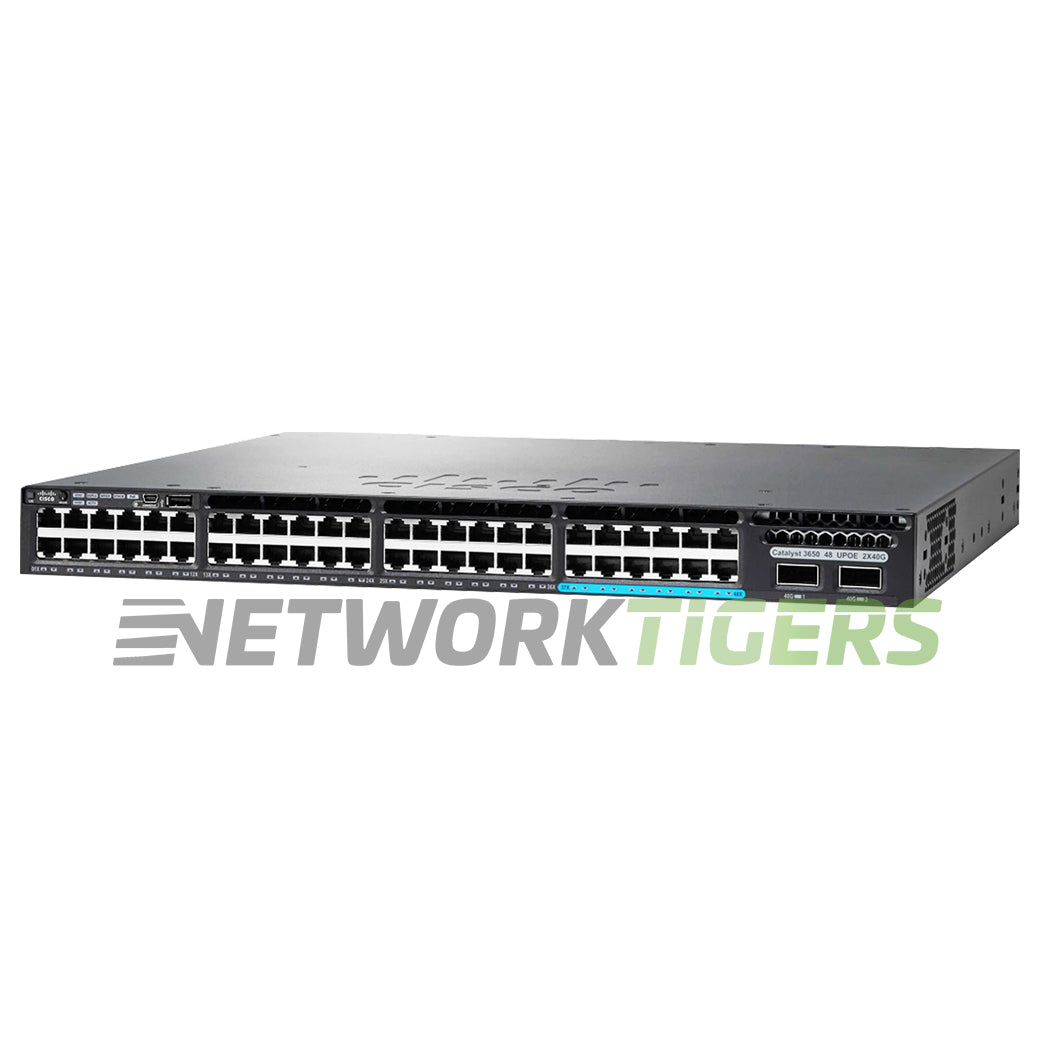 Cisco WS-C3650-12X48UZ-S (36x 1GB 12x MultiGB)UPoE RJ45 2x 40G QSFP+ Switch