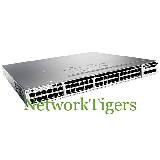 NEW Cisco WS-C3850-48W-S 48x 1GB PoE RJ45 1x Mod Slot Manages 5x APs Switch