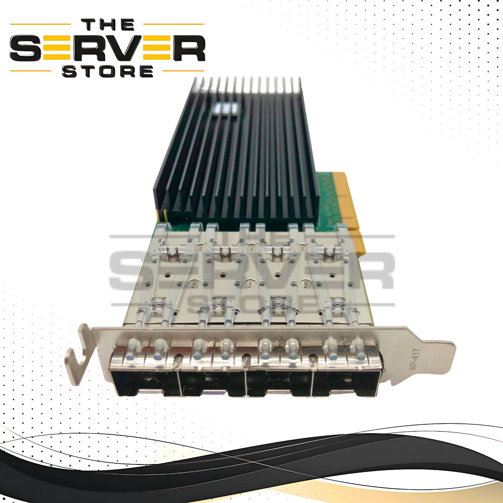 Dell Silicom Quad-Port 10GbE SFP+ PCIe 3.0 x8 Low Profile Network Adapter. Based on Intel XL710 Controller. P/N: PE310G4I71LB-XR, 09TF20, 9TF20.